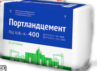 Цемент ПЦ-400 бело-синий 25кг