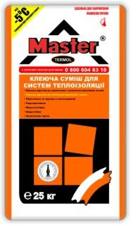 клей MASTER TERMOL для пеностерола 25кг